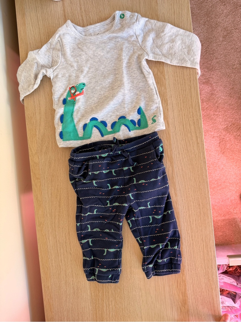 Adorable Joules Sea Monster Top and Pants Set